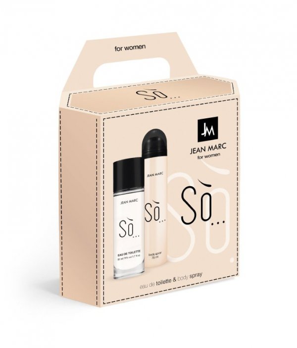 JEAN MARC So… Zestaw prezentowy damski - woda toaletowa 50 ml + dezodorant 75 ml