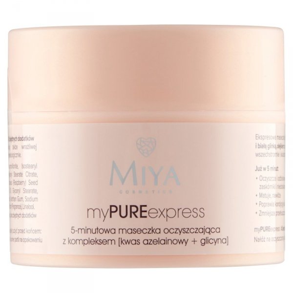 MIYA myPUREexpress Maseczka oczyszczająca 5-minutowa 50g