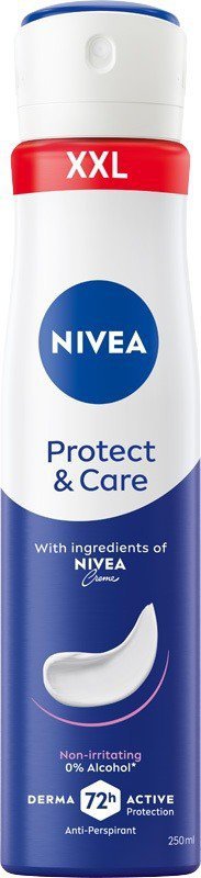 NIVEA Antyperspirant damski w sprayu Protect & Care XXL 250 ml