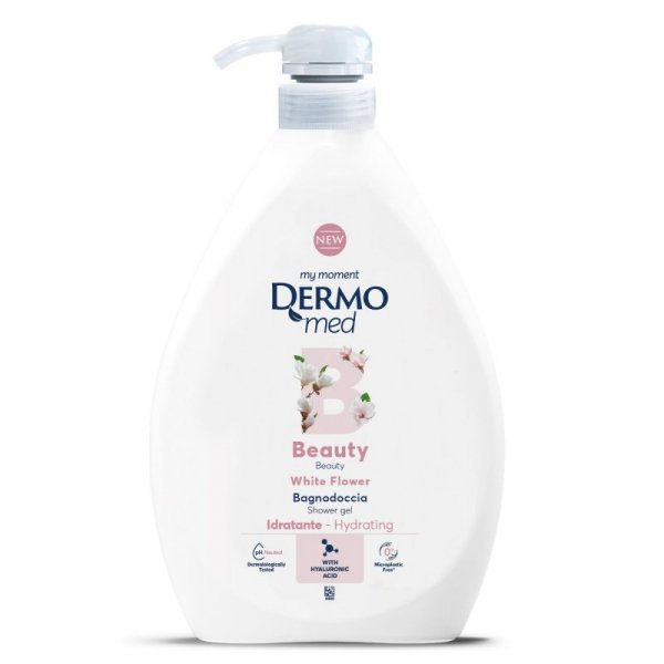 DERMOMED Żel pod prysznic Beauty White Flower 1000 ml