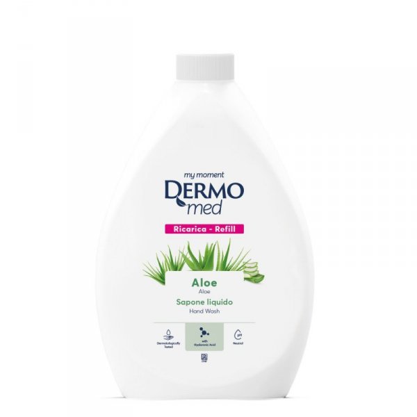 DERMOMED Mydło w płynie Aloe - zapas 1000 ml