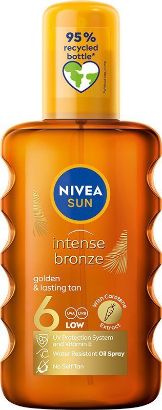 NIVEA SUN Olejek SPF  6 spray 200ml&