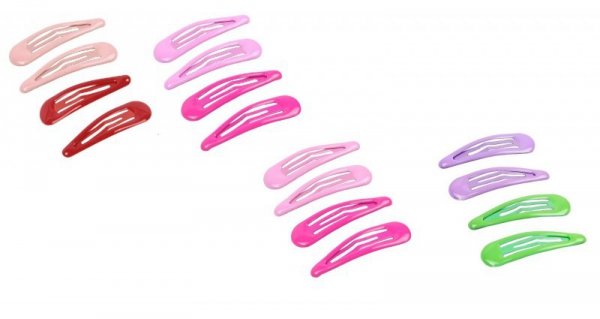 DONEGAL Spinki do włosów kolorowe - 1 op.- 4 szt.