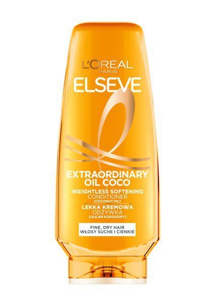 LOREAL ELSEVE Magiczna Moc Olejków Lekka odżywka do włosów normalnych lub suchych Kokos 200 ml