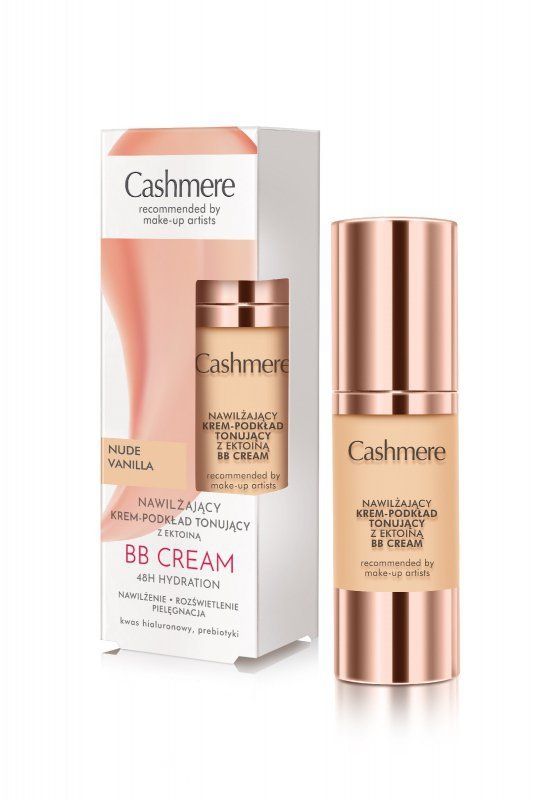 CASHMERE BB Nawilżający krem-podkład tonujący z ektoiną Nude Vanilla 30 ml