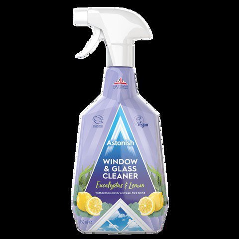 ASTONISH Płyn do mycia szyb i luster 750 ml