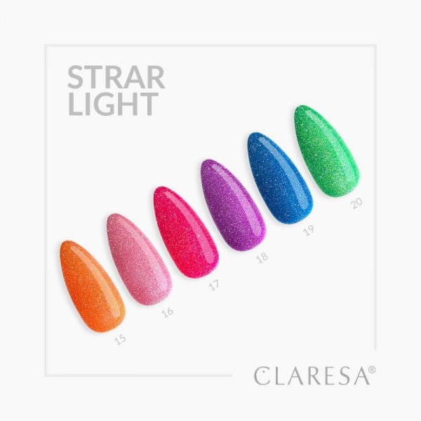 CLARESA Lakier hybrydowy Starlight 16 5 g