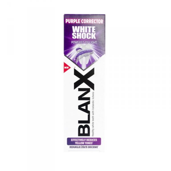 BLANX White Shock Purple Pasta do zębów wybielająca 75 ml