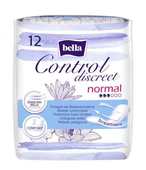 BELLA Control Discreet Normal Wkładki urologiczne 1op. - 12 szt.