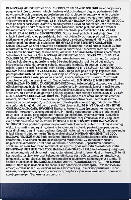NIVEA Men Sensitive Cool Balsam po goleniu chłodzący 100 ml