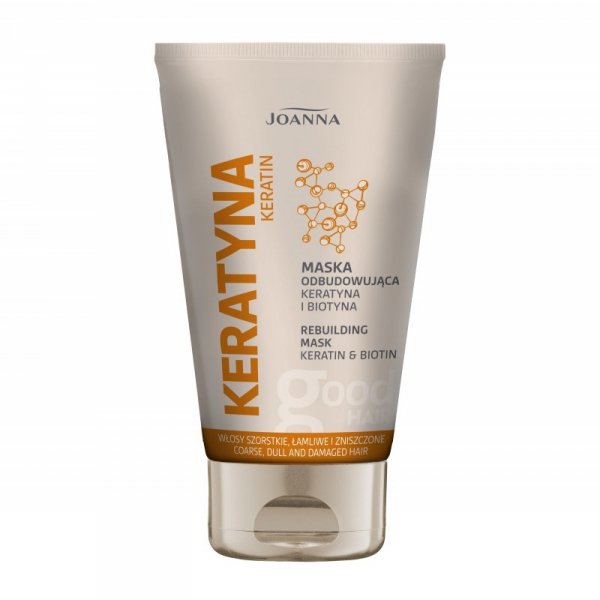 JOANNA Keratyna Maska odbudowująca do włosów szorstkich, matowych, łamliwych i zniszczonych 150g
