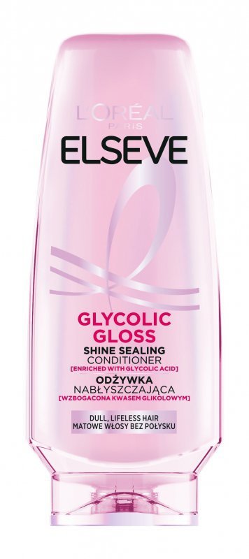 LOREAL ELSEVE Glycolic Gloss Odżywka nabłyszczająca do włosów matowych i bez połysku 200ml