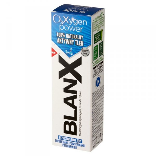 BLANX Pasta do zębów wybielająca z aktywnym tlenem O3X 75 ml