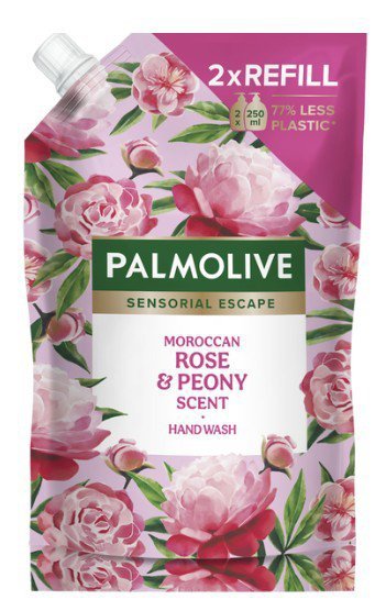 PALMOLIVE Sensorial Escape Mydło do rąk Moroccan Rose & Peony 500 ml - zapas
