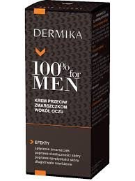 Dermika 100% for Men Krem pod oczy przeciwzmarszczkowy  15ml
