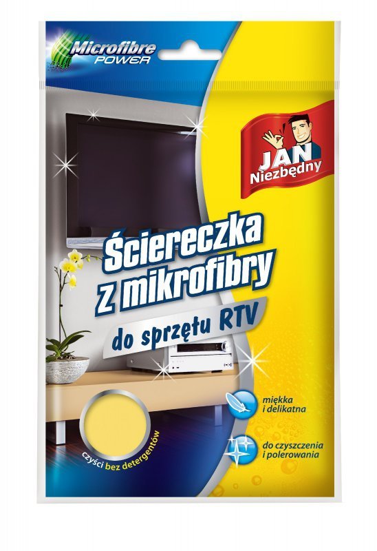Sarantis Jan Niezbędny Ściereczka z mikrofibry do sprzętu RTV  1szt