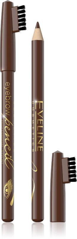 Eveline Eyebrow Pencil Kredka do brwi -  brąz  1szt