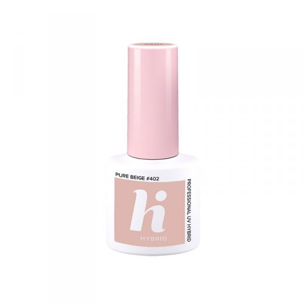 HI HYBRID Lakier hybrydowy Choco & Latte #402 Pure Beige  5ml