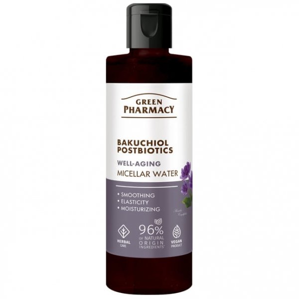 Bakuchiol i Postbiotyki Płyn Micelarny, Green Pharmacy, 200ml