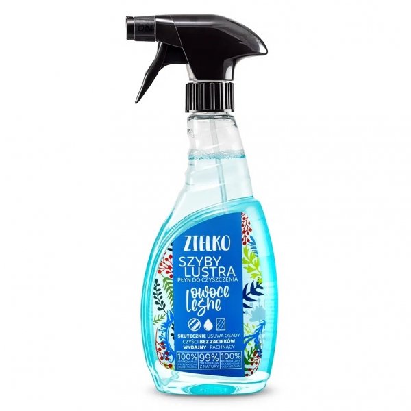 Płyn do szyb i luster OWOCE LEŚNE Zielko, 500ml