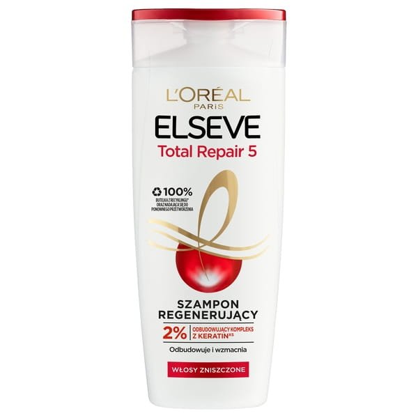 LOREAL ELSEVE Total Repair Szampon do włosów zniszczonych  400 ml new