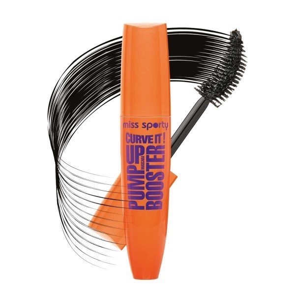 MISS SPORTY Pump Up Curved Volume Tusz do rzęs podkręcający 002 Extra Black 12 ml