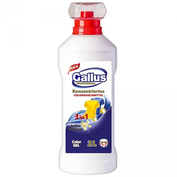 GALLUS Żel do prania koloru 2L 3w1 57 prań Color 