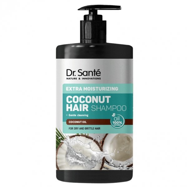 Szampon do WĹosĂłw Suchych i Ĺamliwych, Dr. Sante Coconut Hair, 1000ml