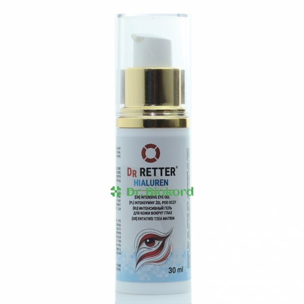 HIALUREN Intensywny żel pod oczy, Dr.Retter, 30 ml