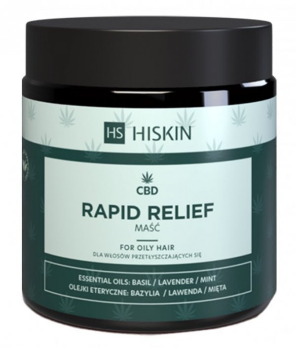 HISKIN Rapid Relief Maść do skóry suchej i wrażliwej - CBD i prebiotyki, 120ml