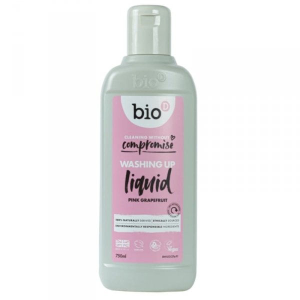 Hypoalergiczny skoncentrowany płyn do mycia naczyń GRAPEFRUIT, delikatny dla skóry, Bio-D, 750ml
