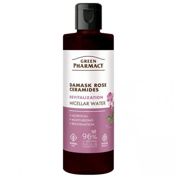 Róża damasceńska + Ceramidy Płyn Micelarny, Green Pharmacy, 200ml