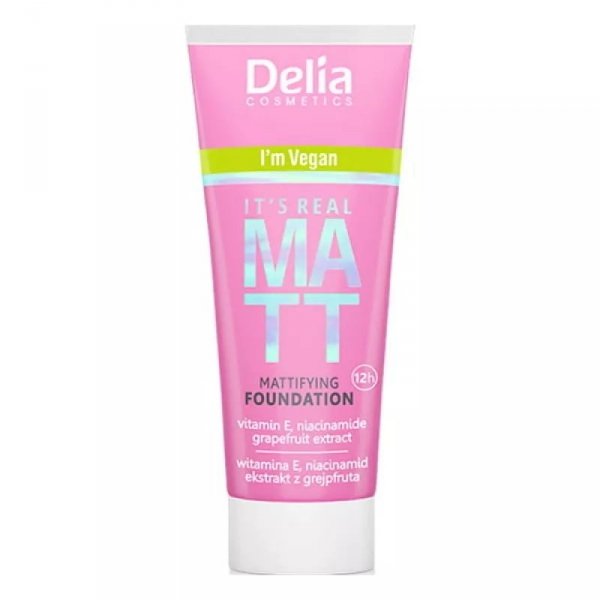 DELIA It`s Real Matt Podkład matujący odżywczo-nawilżający 102 Natural