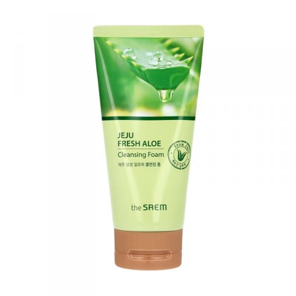 THE SAEM Jeju Fresh Aloe Pianka oczyszczająca do twarzy, 150g