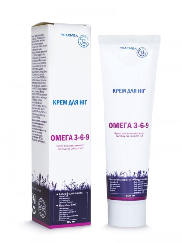 Krem do Stóp Odżywczy z Kwasami Omega 3-6-9, Pharmea