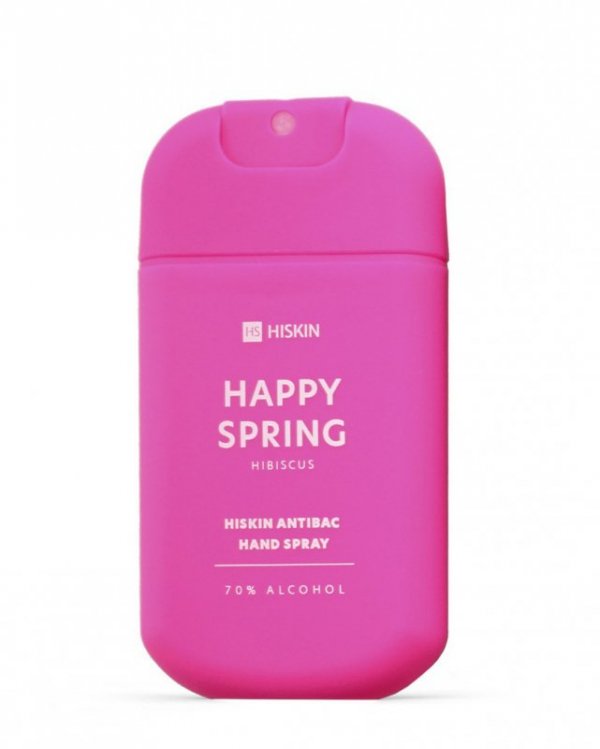 HISKIN Hot Summer Spray do dezynfekcji rąk Hibiscus 30 ml
