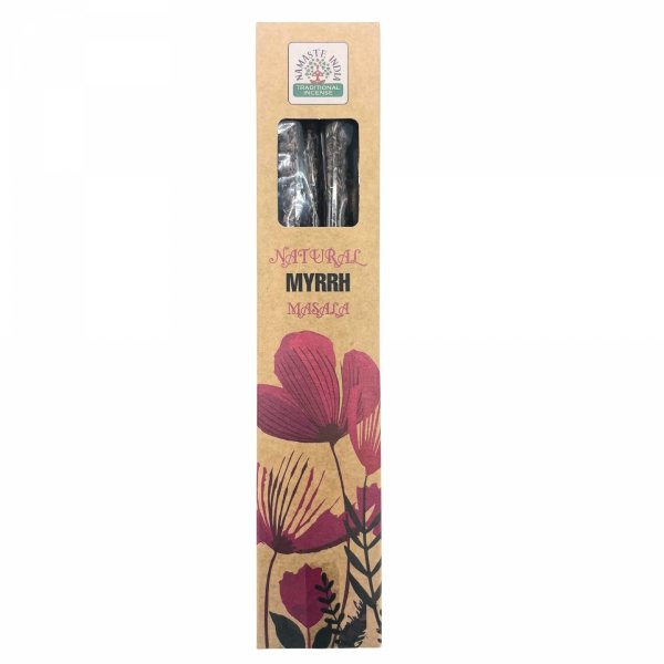 Naturalne Botaniczne Kadzidełka Masala - Mirra, 11 patyczków
