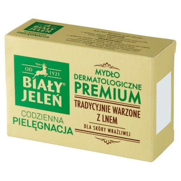 Biały Jeleń Mydło dermatologiczne premium, 100 g
