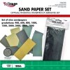 MIRAGE 100064 SAND PAPER (9 pcs: 400; 600; 800; 1000; 1500; 2000; 3000; 5000; 7000;)