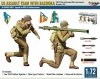 MIRAGE 720010    1:72 US ASSAULT TEAM WITH BAZOOKA, WW2 US GIs with Bazooka M1A1 Rocket Launcher Normandy, 1944 