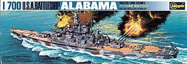 Hasegawa WLB121 1/700 U.S.A. Battleship Alabama
