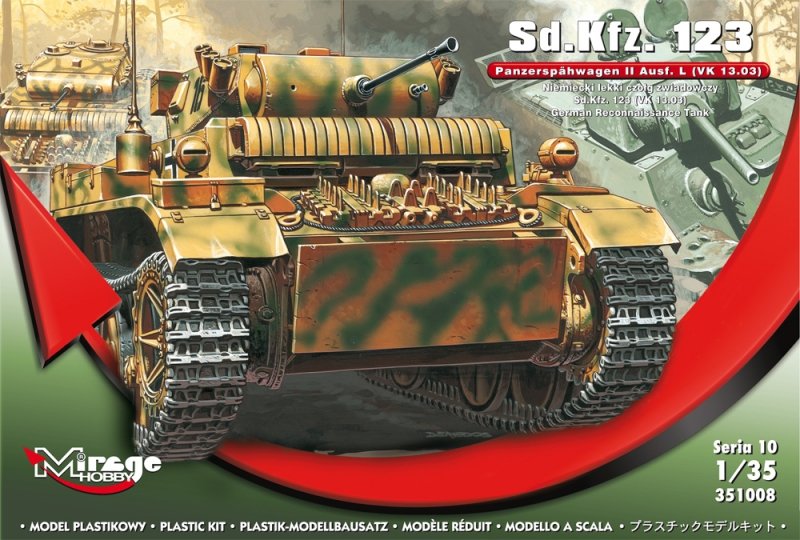 Mirage 351008 1/35 SdKfz.123 Lekki Czołg Zwiadowczy