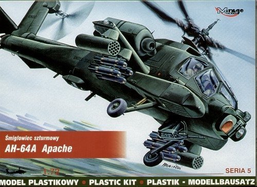 Mirage 72051 1/72 AH-64A Apache śmigłowiec szturmowy