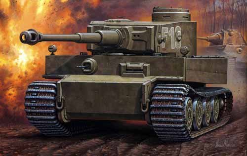 Hasegawa MT55 1/72 Pz.Kpfw. VI TIGER I ausf. E 'HYBRID' (German Army)