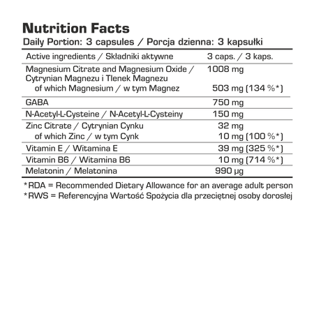 7Nutrition ZMB+GMC 90 caps (ZMA)