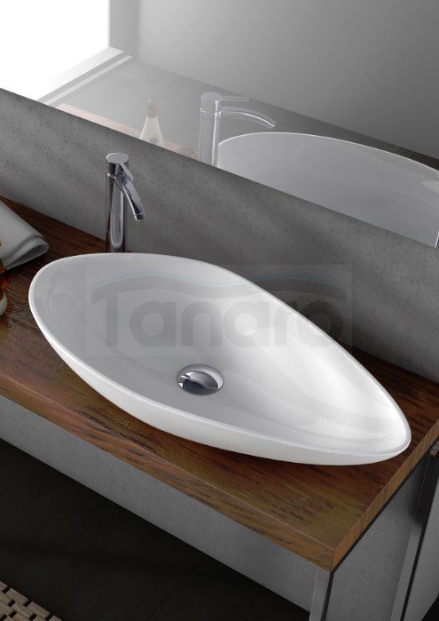 Cerastyle umywalka nablatowa olive ceramiczna umywalki ... Umywalka nablatowa