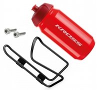 ZESTAW KROSS PURE BIDON 500 ml + KOSZYK + SRUBKI