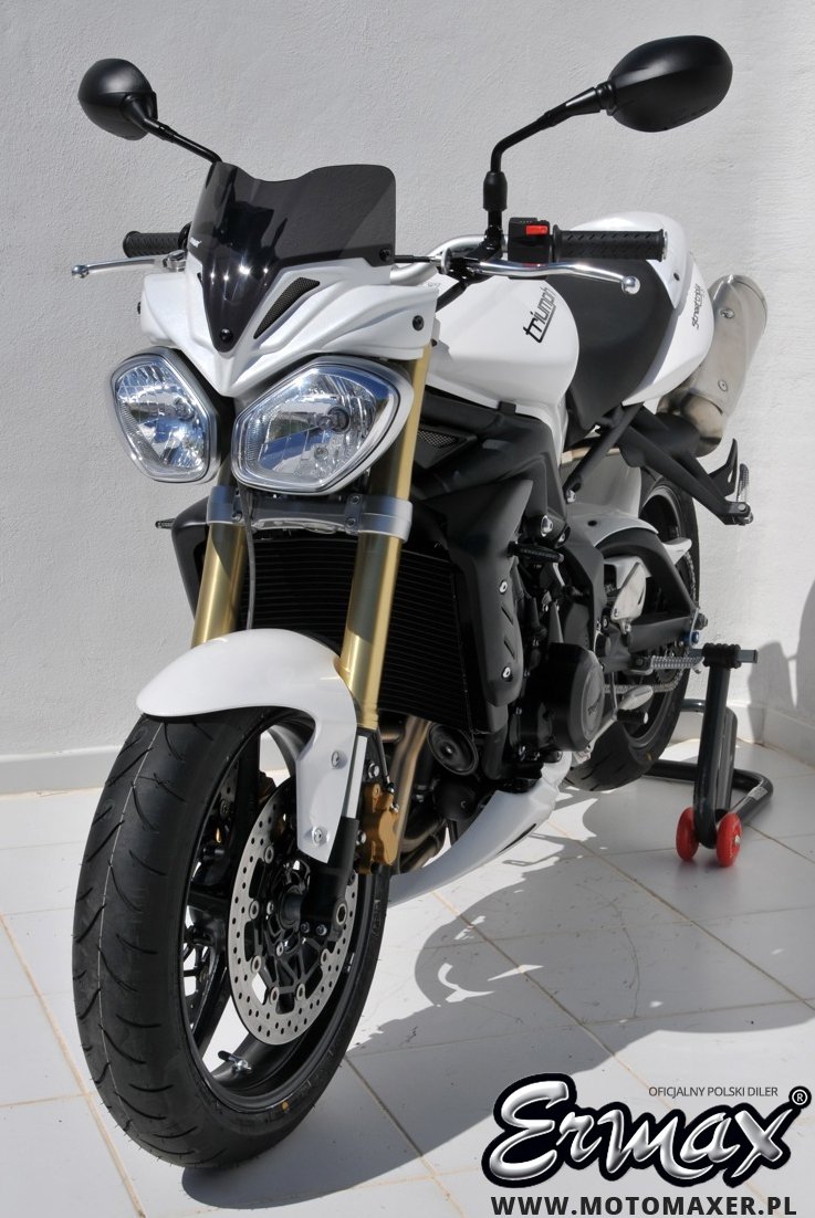Szyba owiewka ERMAX NOSE FAIRING 25 cm Triumph Street Triple