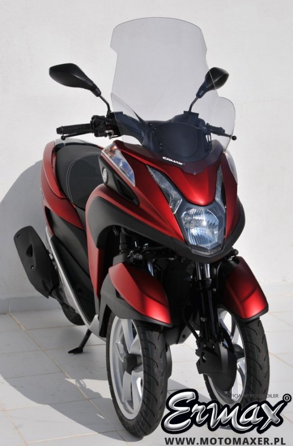 Szyba ERMAX SCOOTER HIGH z osłonami na ręce 66 cm YAMAHA Tricity 125 / 155 ccm 2014 - 2024