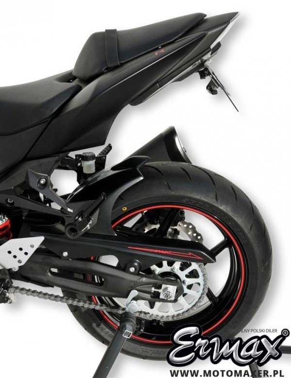 Uchwyt tablicy rejestracyjnej ERMAX PLATE HOLDER Kawasaki Z750 R 2011 - 2012